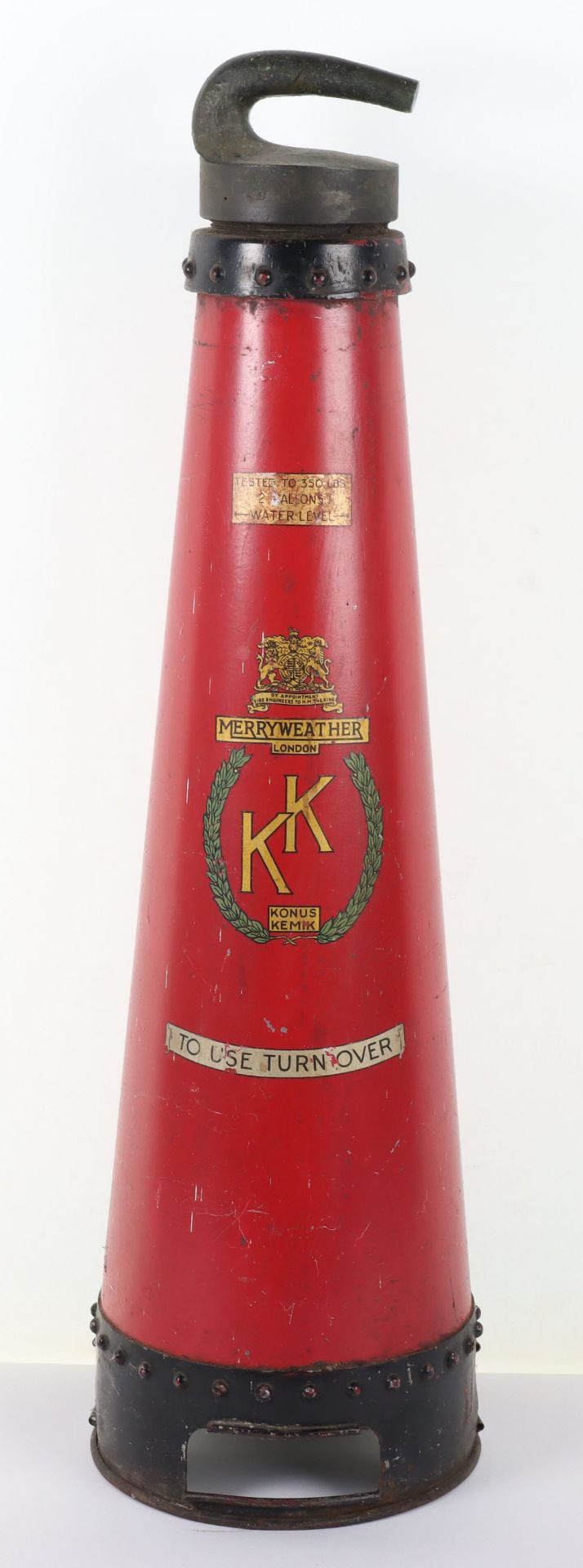 A Merryweather Konus Kemik fire extinguisher, circa 1920
