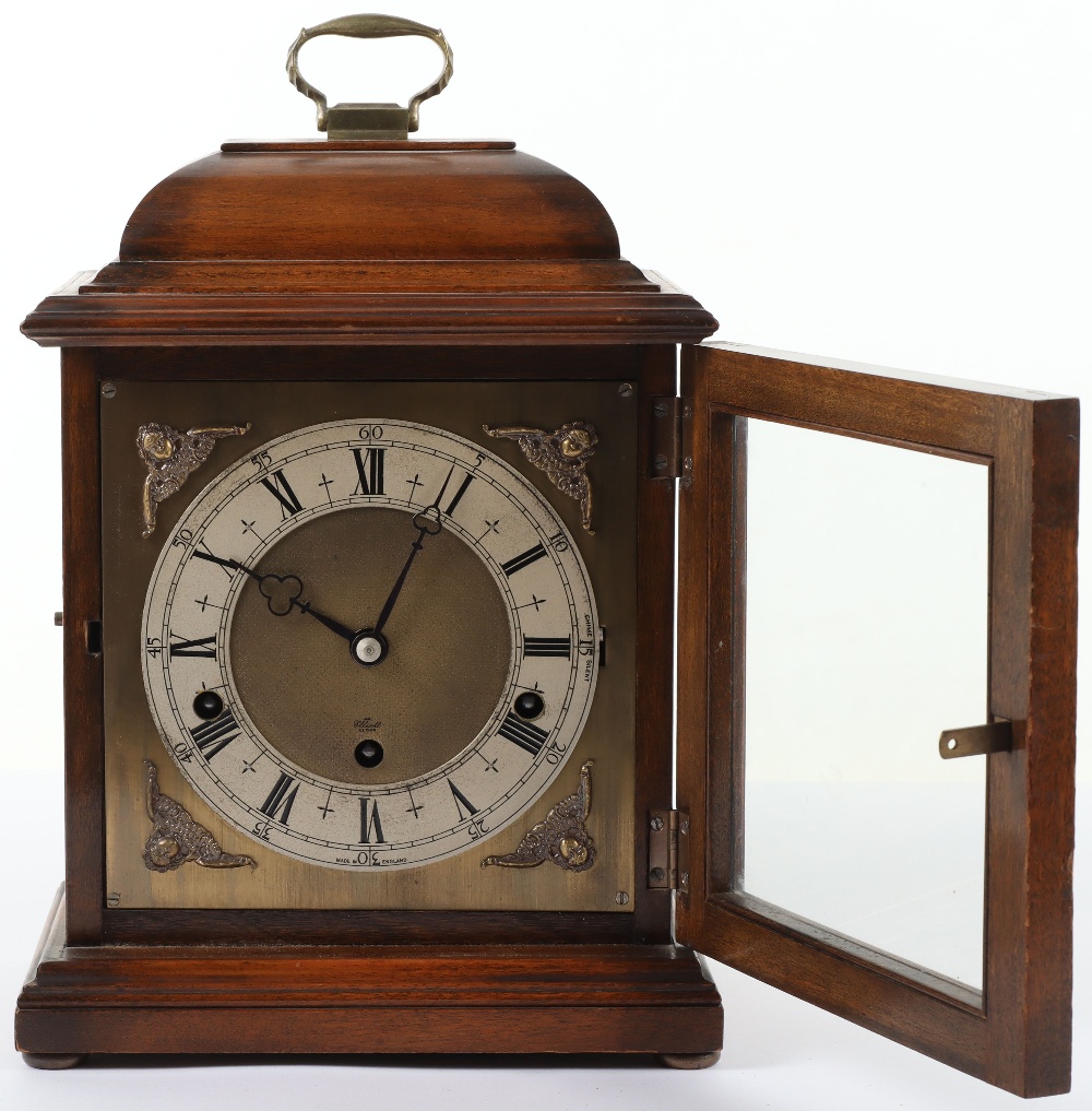 An Elliott of London oak cased Georgian style mantel clock - Bild 9 aus 11