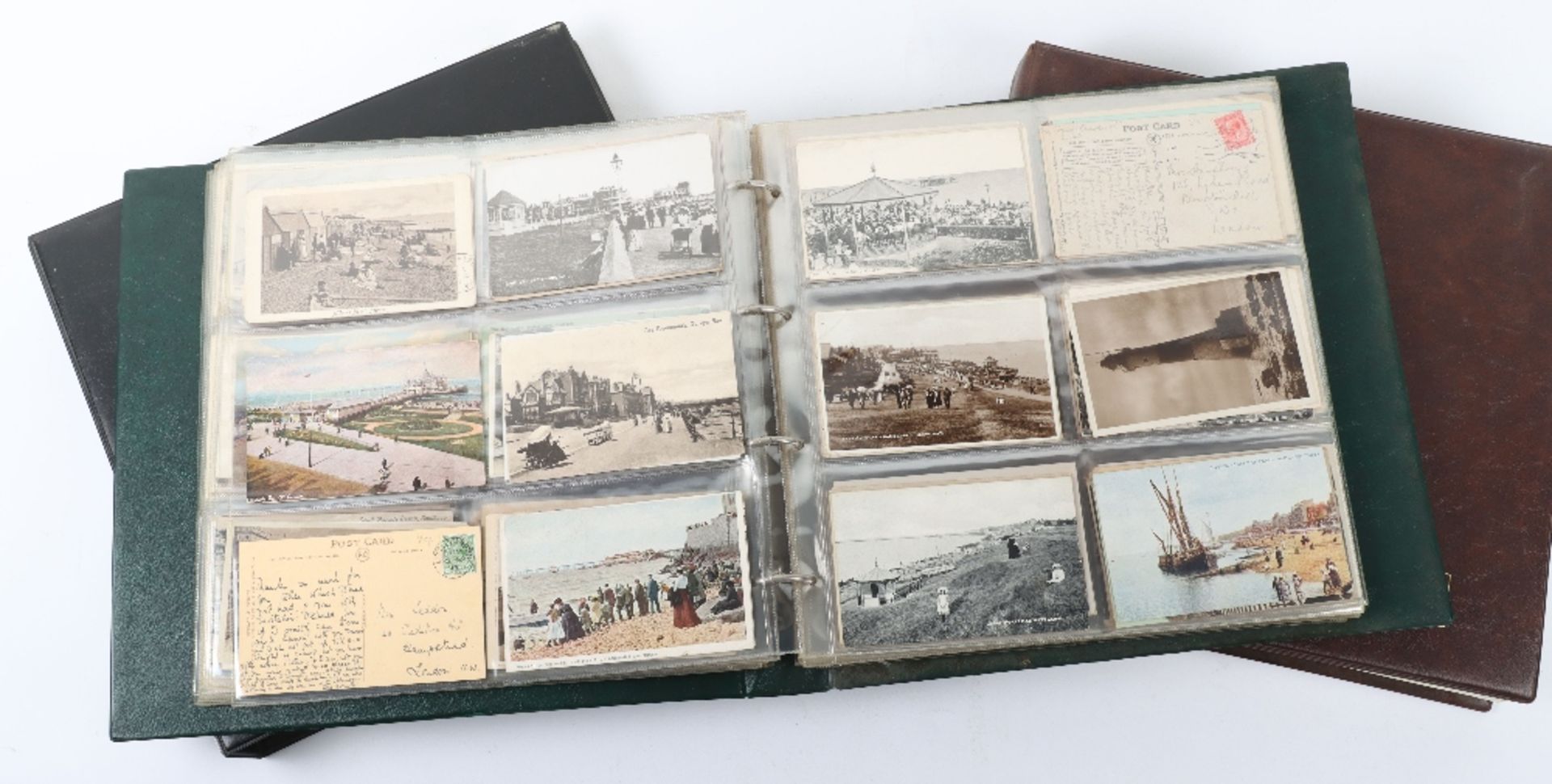Three albums of postcards including Bamforth Comics, Railway, Watermans, Van Goethem - Image 2 of 4
