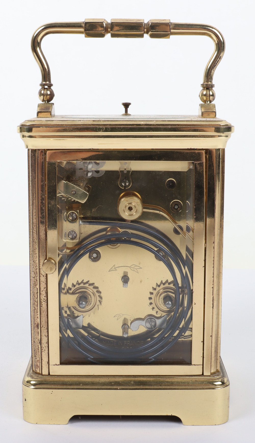 A St James retailed repeating carriage clock - Image 7 of 12