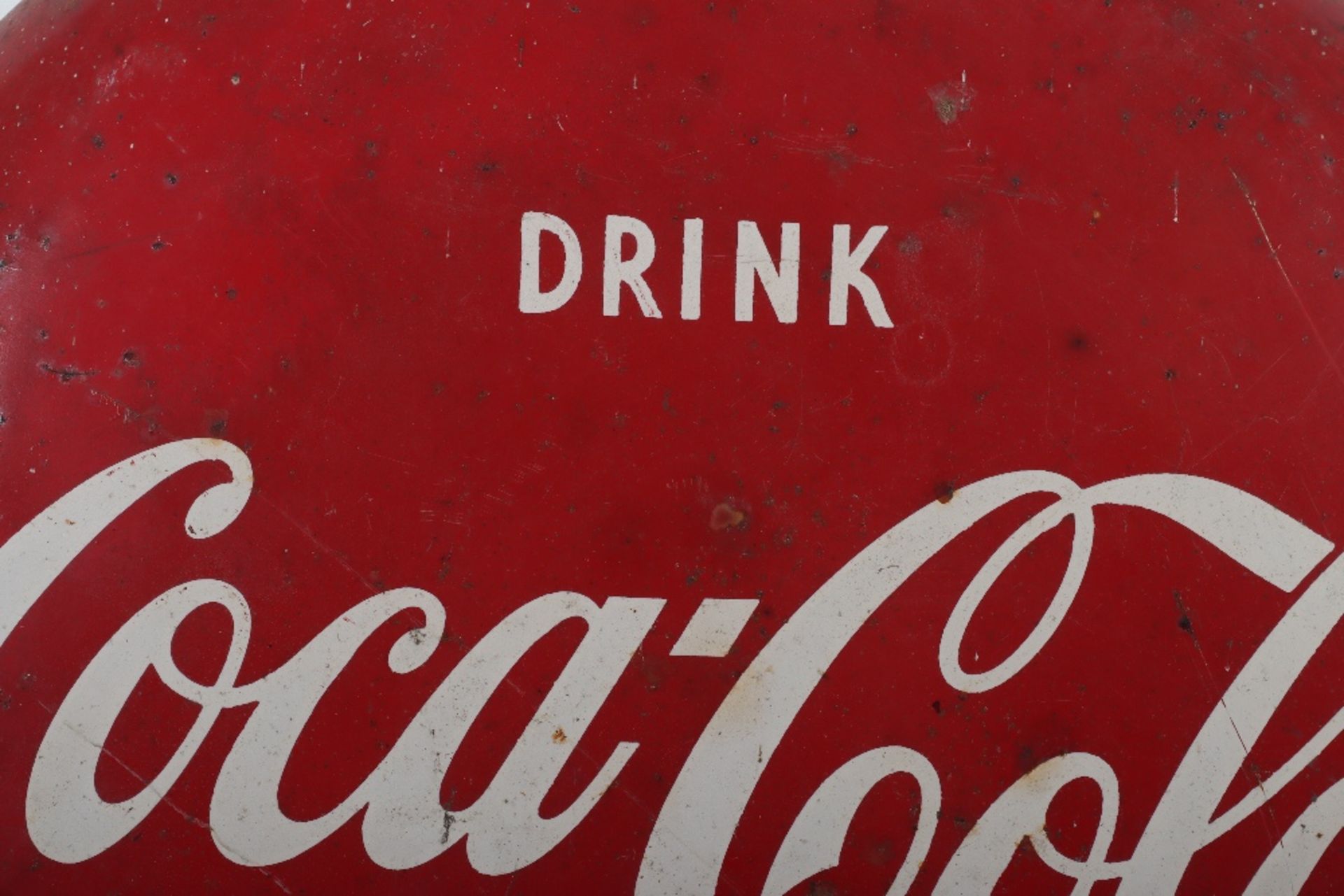 A Coca-Cola circular button sign ‘Drink Coca-Cola Sign of Good Taste’ - Bild 3 aus 7