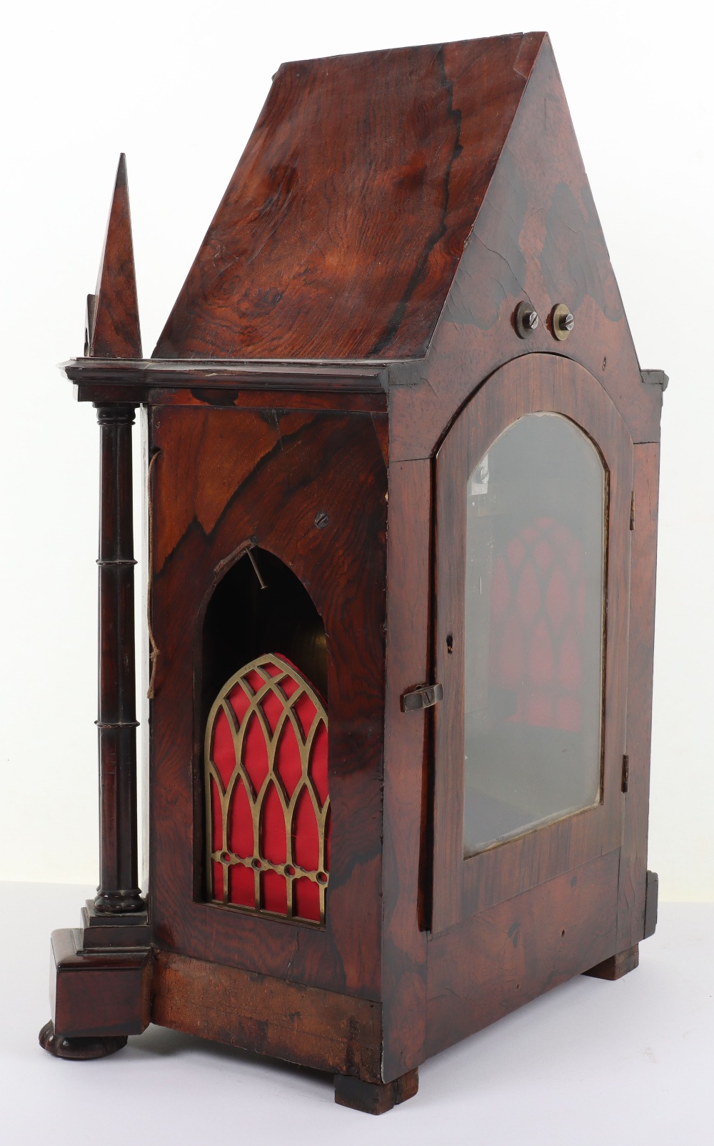 A fine 19th century Pugin style mantle clock, William Dobbie Falkirk - Bild 12 aus 14