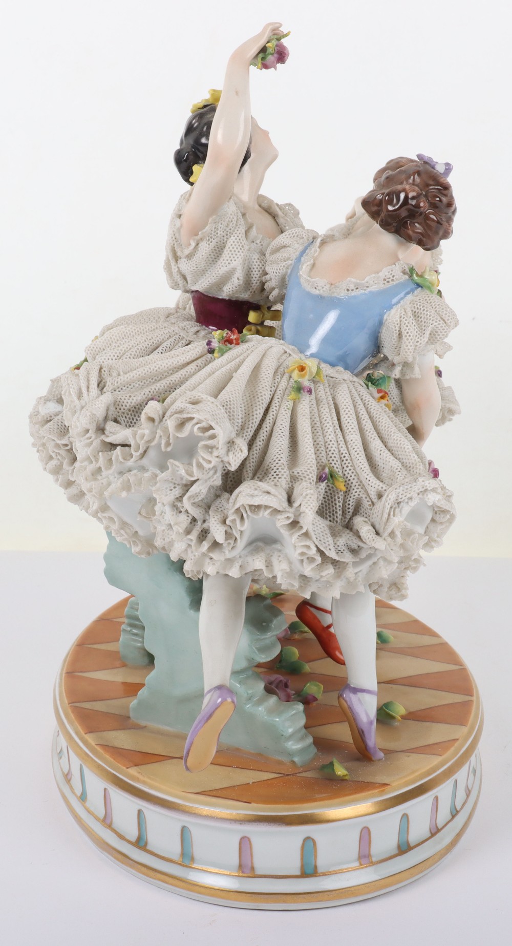 A Rudolstadt Continental porcelain figural group - Image 3 of 9