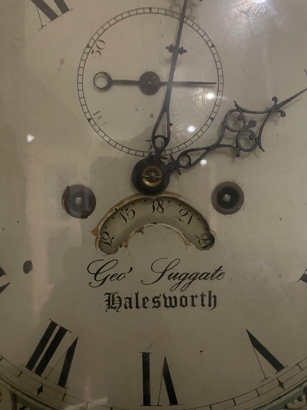 A 19th century mahogany longcase clock, George Suggate, Halesworth - Bild 2 aus 3