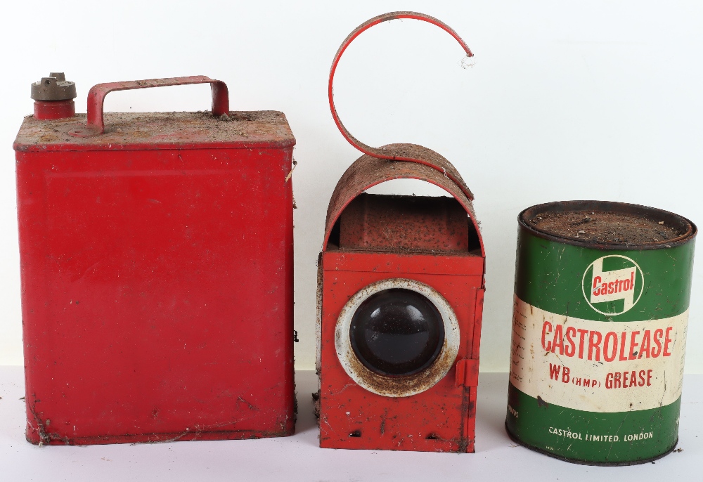 A selection of vintage petrol cans and Greenham lamps - Image 5 of 6