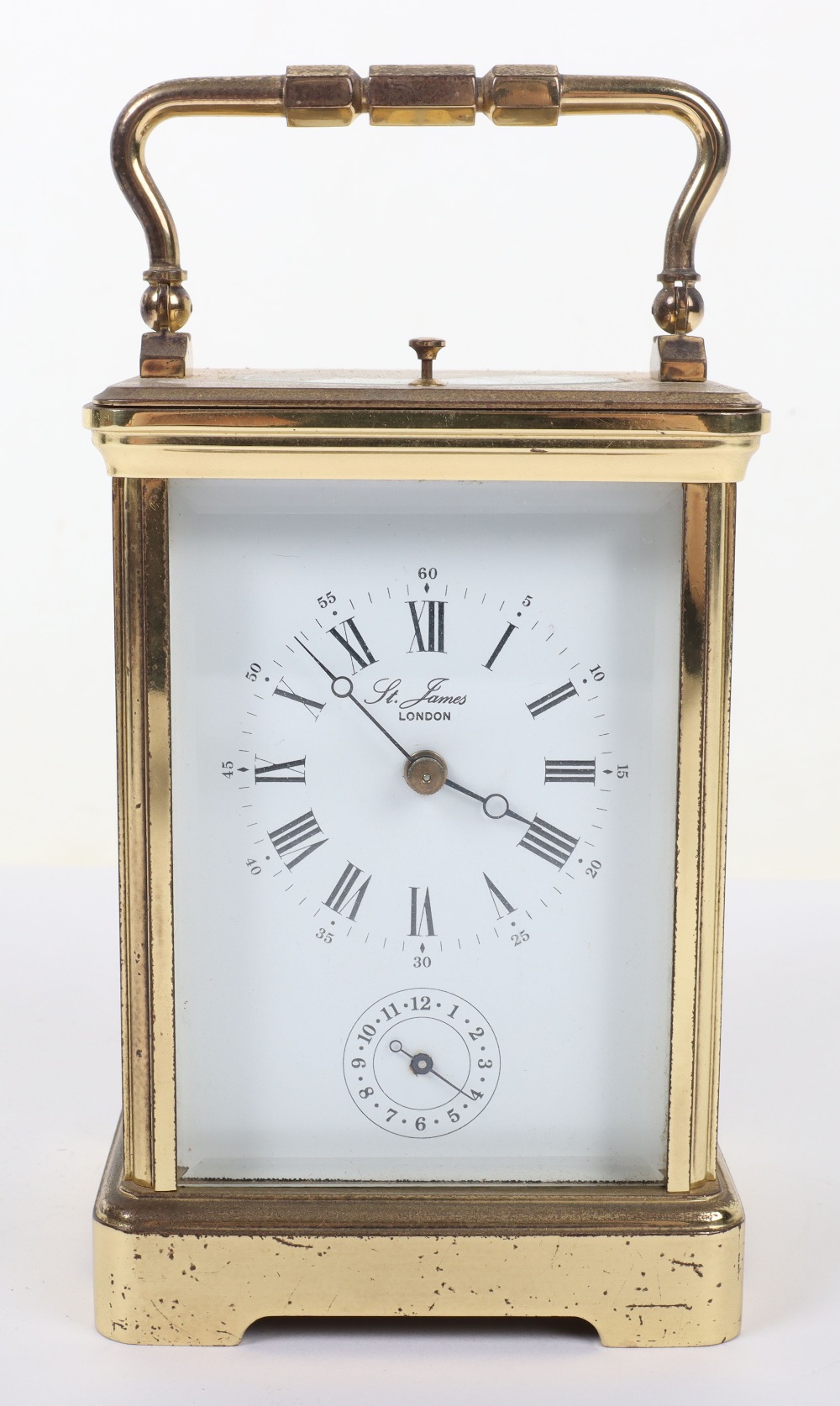 A St James retailed repeating carriage clock - Image 3 of 12