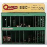 An Osram Bulbs advertising display cabinet
