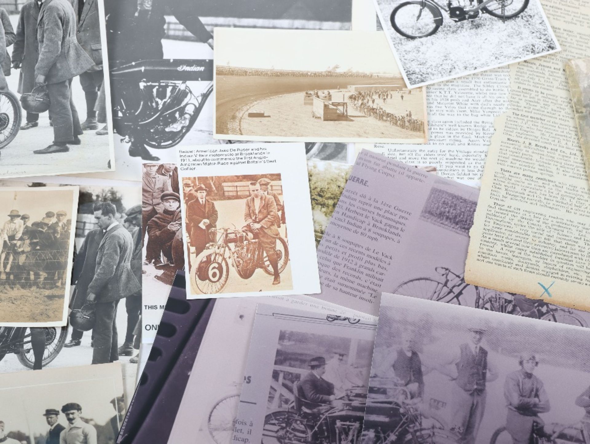 Motorcycling and cycling ephemera for Indian Motorcycles, early 20th century - Image 3 of 5