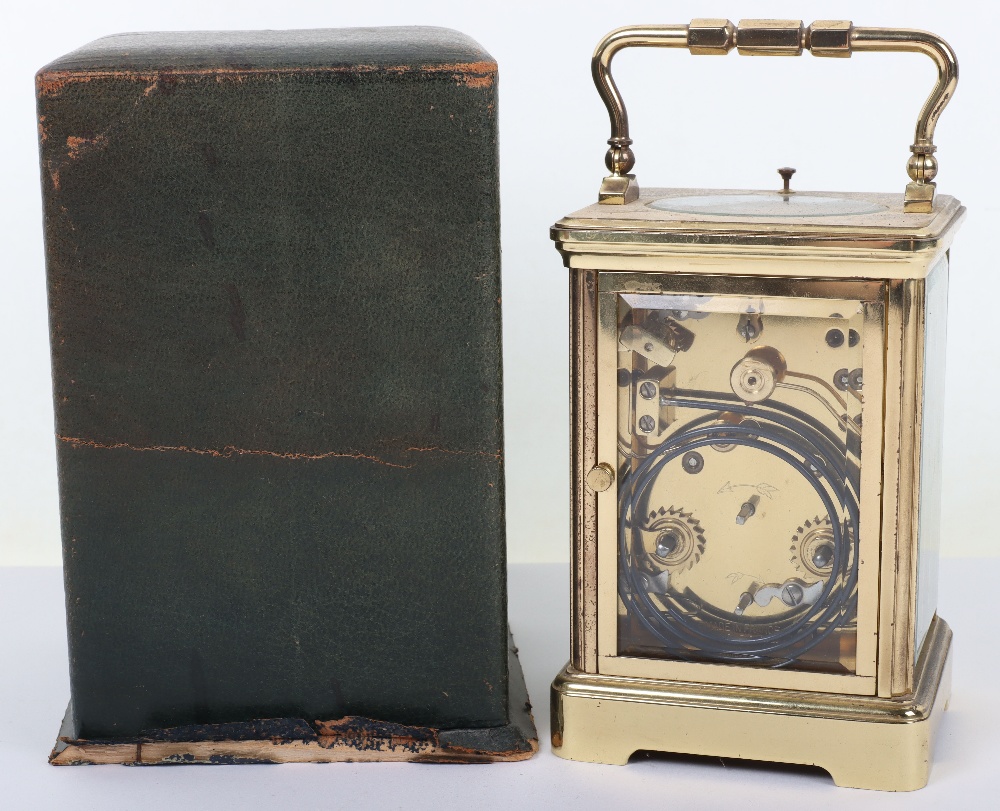 A St James retailed repeating carriage clock - Image 2 of 12