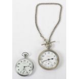 Two railway pocket watches, Montine British Rail and a Revue Southern Rail