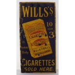 Wills’s Cigarettes enamel sign