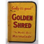 Double sided Golden Shred and Silver Shred marmalade sign