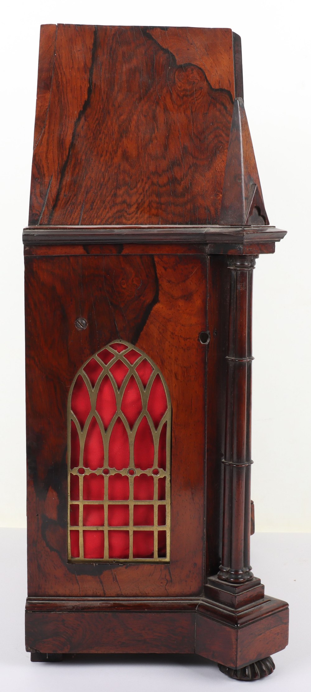 A fine 19th century Pugin style mantle clock, William Dobbie Falkirk - Bild 7 aus 14