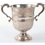 An A.C.U. (Auto Cycle Union) silver trophy, Sir John Bennett Ltd, London 1932, engraved ‘A.C.U. Land