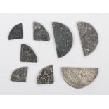 Henry III (1216-1272) Cut pennies and farthings including Irish