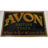 Avon British Tyres 1930’s enamel sign