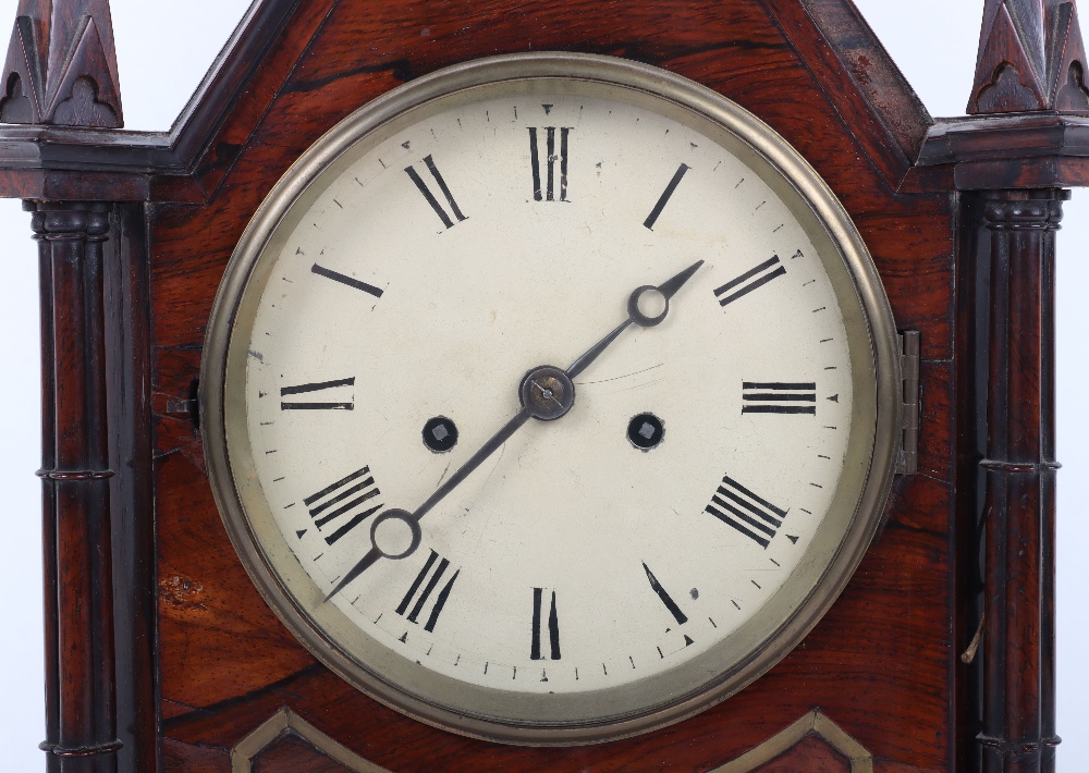 A fine 19th century Pugin style mantle clock, William Dobbie Falkirk - Bild 4 aus 14