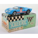 Boxed Race Tuned Spanish Scalextric Vintage Ford G.T. C-35 Slot Racing Car