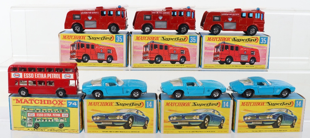 Seven Boxed Matchbox Lesney Superfast Models - Image 2 of 2