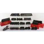 Collection of various HO/OO gauge locomotives and rolling stock
