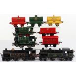 Hornby Series 0 gauge locomotive and wagons