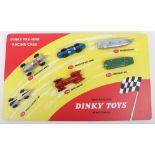 A Professionally made Reproduction Dinky Toys Pre-War Racing Cars Counter Shop Display