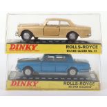 Two Boxed Dinky Toys Rolls Royce Models