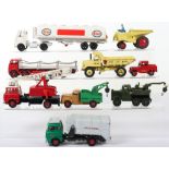 Dinky Supertoys 905 Foden flat truck with chains and other vehicles