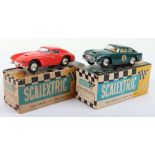 Two Vintage Boxed Scalextric slot cars Aston Martin & Ferrari GT