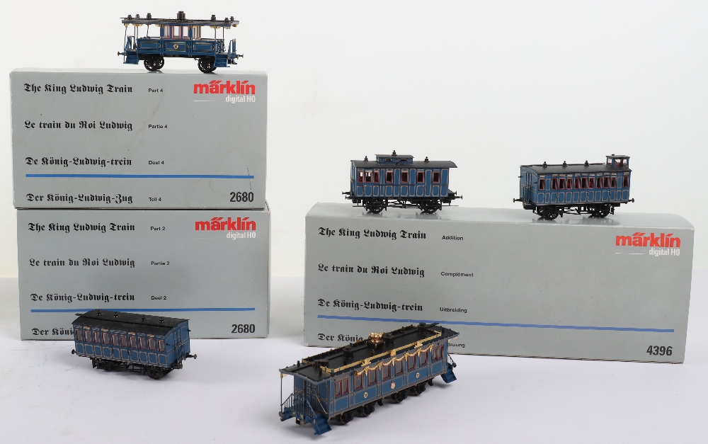 Marklin digital HO gauge boxed 2680 King Ludwig Royal Train set - Bild 6 aus 7