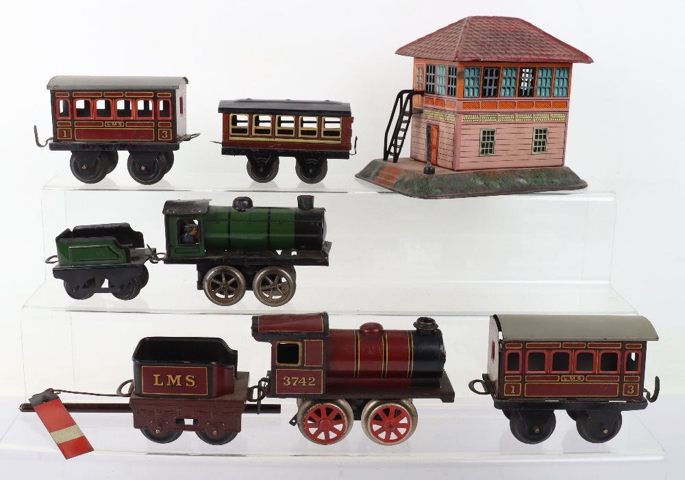 A Bing 0 Gauge LMS Locomotive & Tender