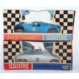 Scalextric C775 Mercedes Benz 190SL, pale blue body, RN. 4 and Race Tuned C15 Ford Mirage