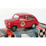 Scarce Vintage boxed Race Tuned C99 Fiat 600 Scalextric Car