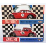 Two Vintage boxed Scalextric Cars