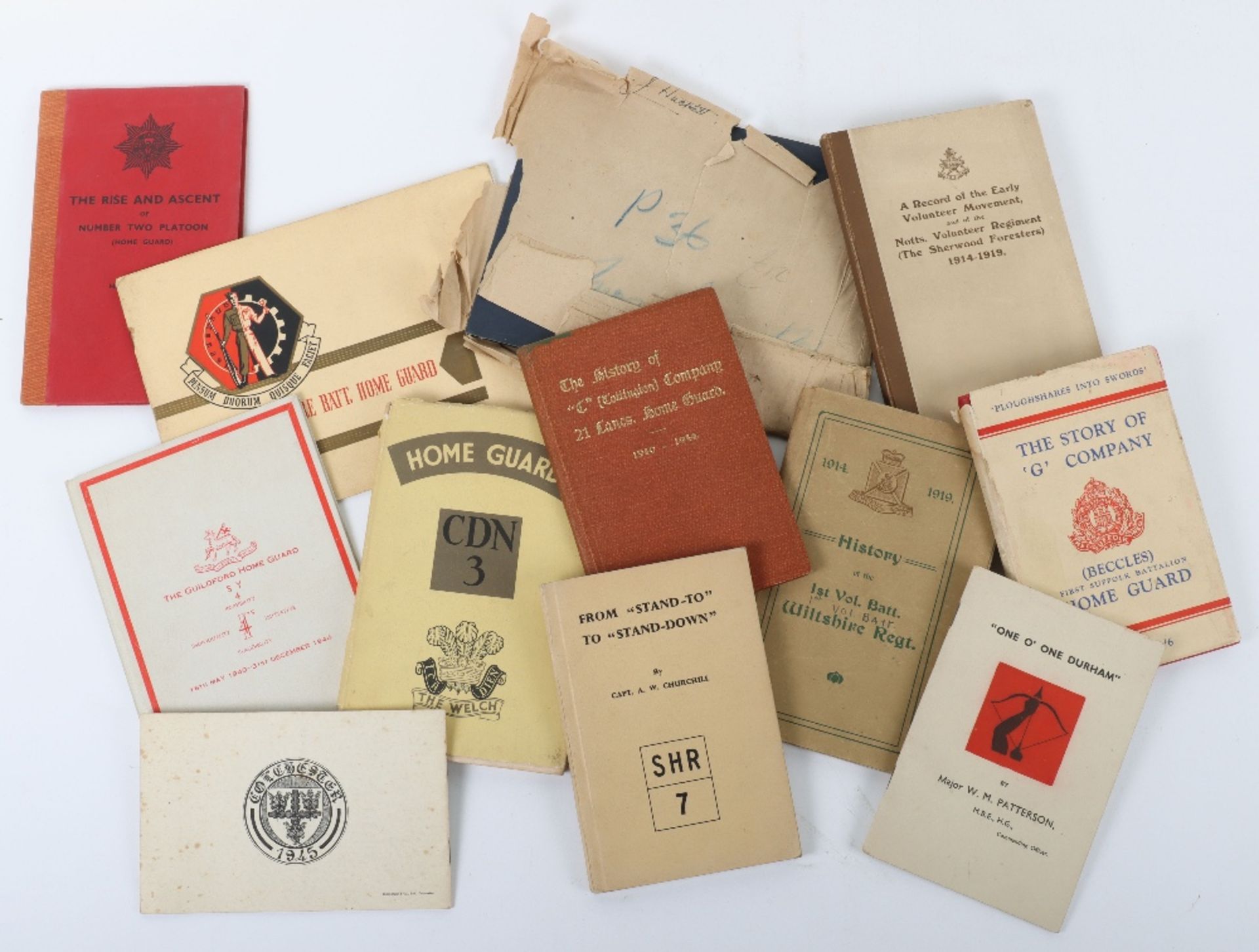 Large Collection of Original WW2 Home Guard Unit Histories - Image 11 of 12