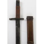 Rare Last Ditch Type 30 Arisaka Bayonet from the Toyada Automatic Loom Works