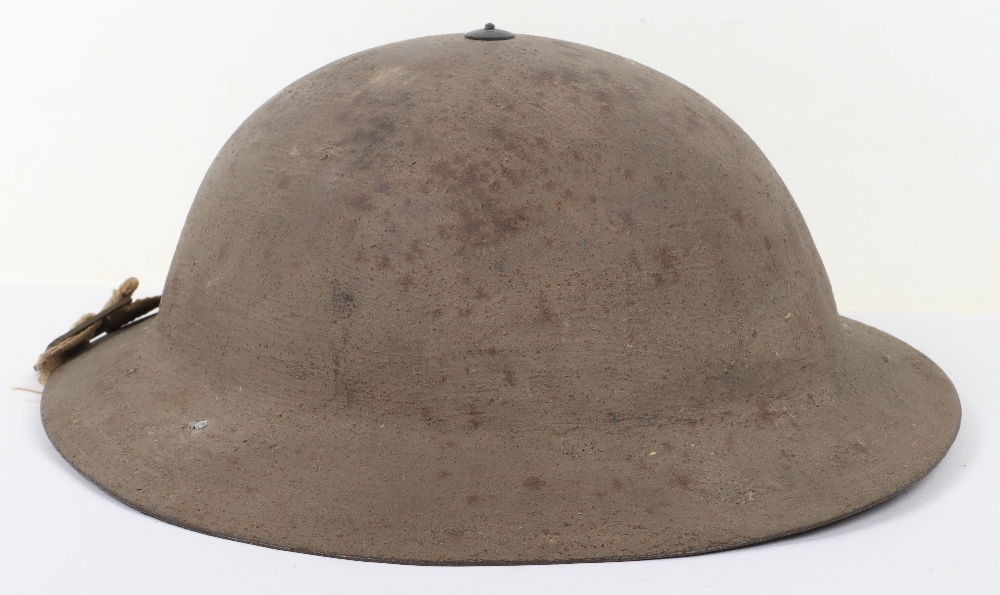Attributed Royal Engineers WW1 Re-Issue WW2 Steel Combat Helmet - Image 7 of 8