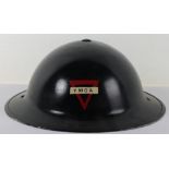 WW2 British Home Front Helmet of a Worker from the Young Men’s Christian Association (YMCA)