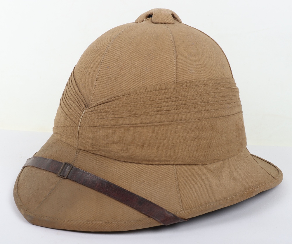 Great War 1918 British Foreign Service Wolseley Pattern Helmet Attributed to a Private in the 25th ( - Image 2 of 8
