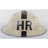 WW2 British Home Front Senior Heavy Rescue Officers Steel Helmet