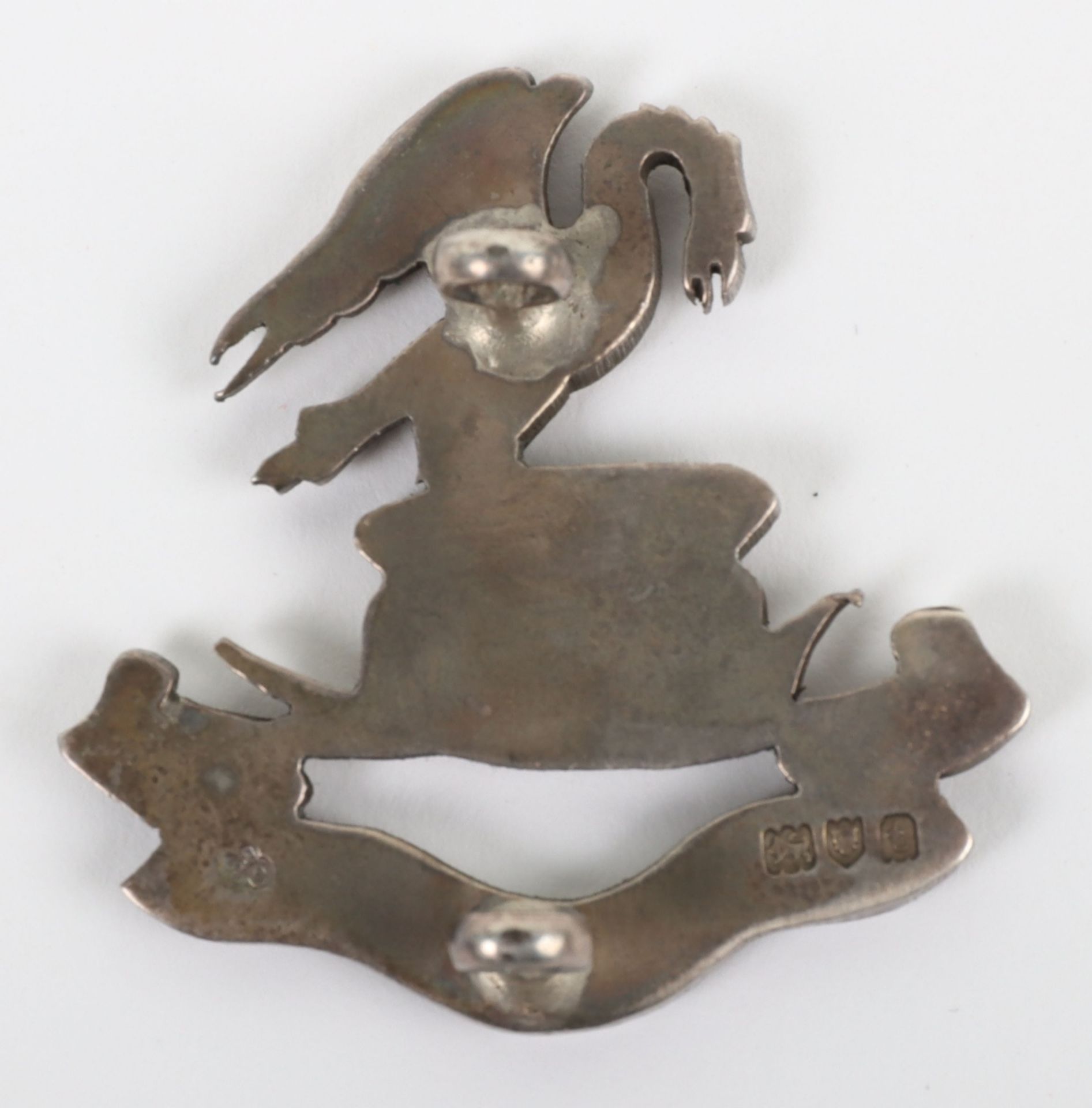 Hallmarked Silver Liverpool Pals Cap Badge - Image 2 of 5