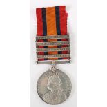 Boer War Queens South Africa Medal Railway Pioneer Regiment