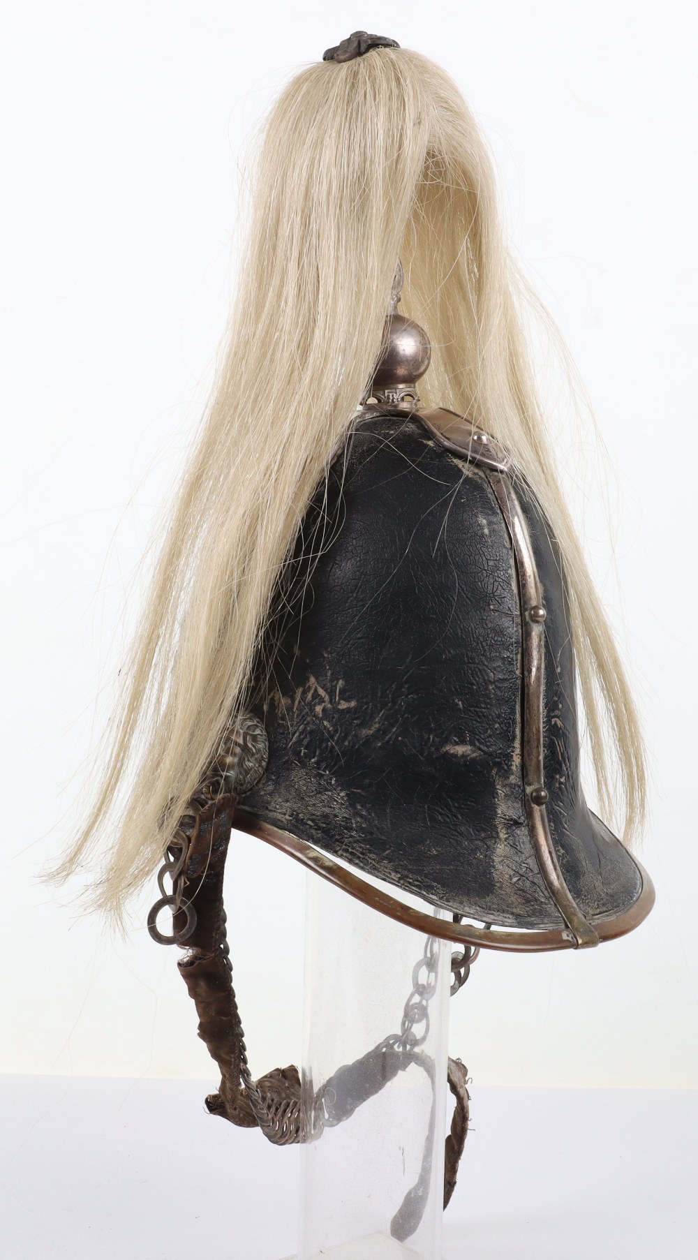 Victorian Prince Alberts Own Leicester Yeomanry Cavalry Helmet 1853-73 - Image 7 of 11