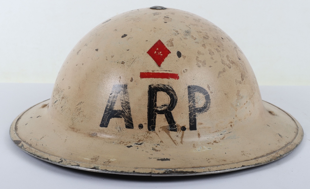 Senior Rank Air Raid Precautions (A.R.P) Officers Steel Helmet