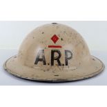 Senior Rank Air Raid Precautions (A.R.P) Officers Steel Helmet