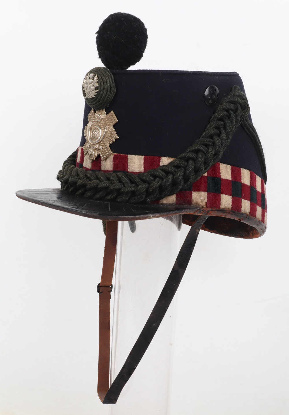 Edwardian Highland Light Infantry Other Ranks Shako - Image 2 of 11