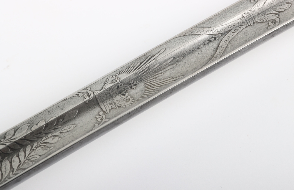 British 1827 Pattern Rifle Officers Sword of the 28th Cheshire Rifle Volunteers - Image 14 of 17