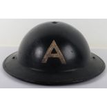 WW2 British Home Front Ambulance Crew Steel Helmet