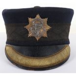 Post 1881 Leicestershire Regiment Officers Forage Cap