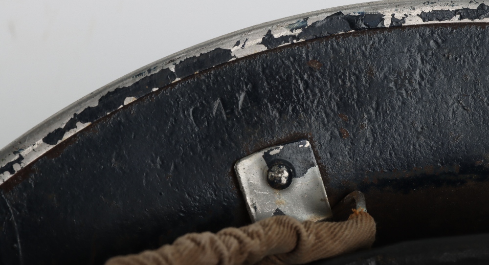 WW2 British Police Inspectors Steel Helmet - Image 8 of 10